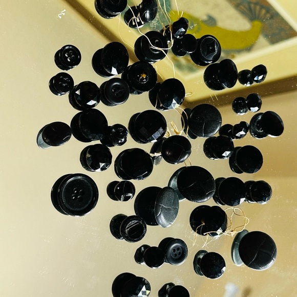 Art Deco Black Button Collection - Picture 1 of 7